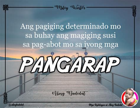 Inspirational quotes tagalog tungkol sa pangarap
